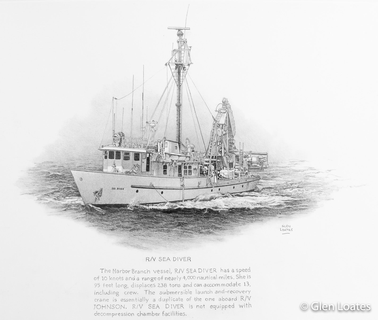 RV Sea Diver by Glen Loates