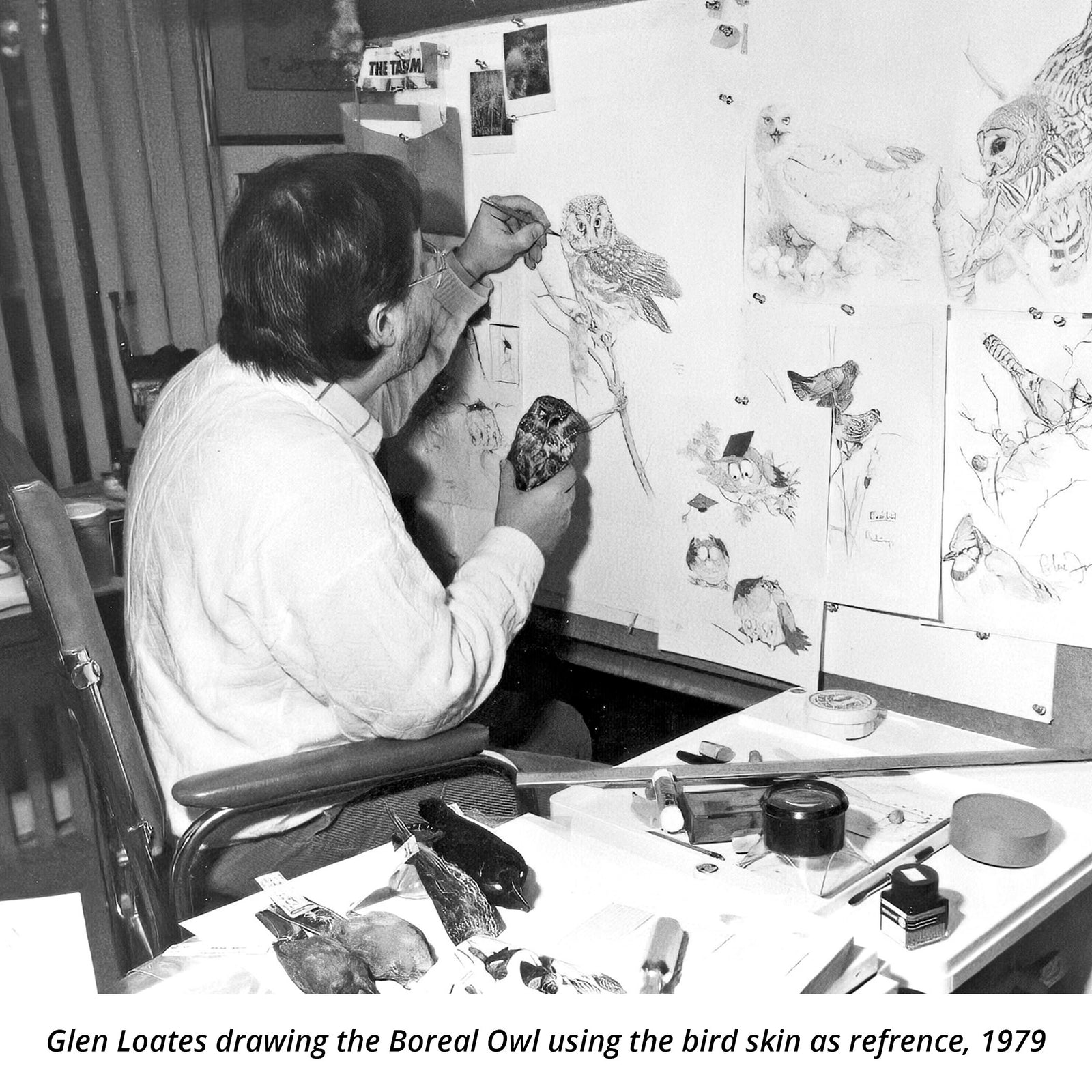 Glen Loates art studio