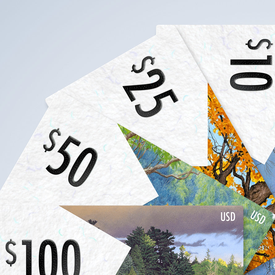 Glen Loates online gift card banner