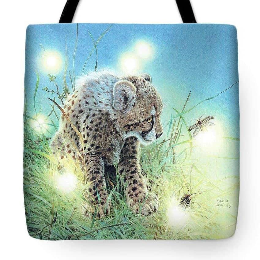 Cheetah bag top