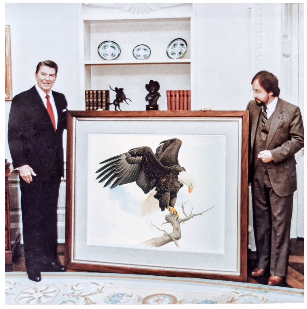 glen loates and president reagan