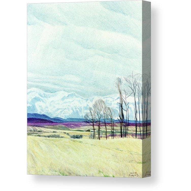 Calgary Foothills - Canvas Print | Artwork by Glen Loates