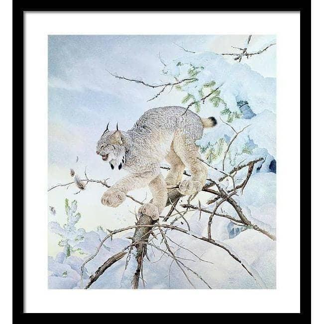 Close Call - Framed Print | Artwork by Glen Loates