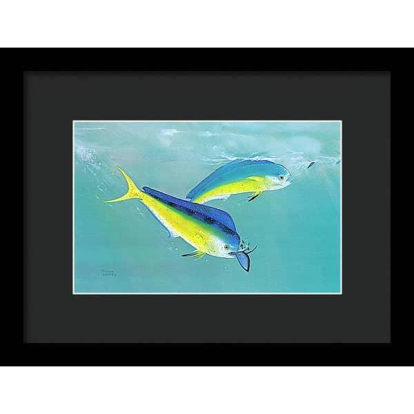 Dolphin - Framed Print | Artwork by Glen Loates