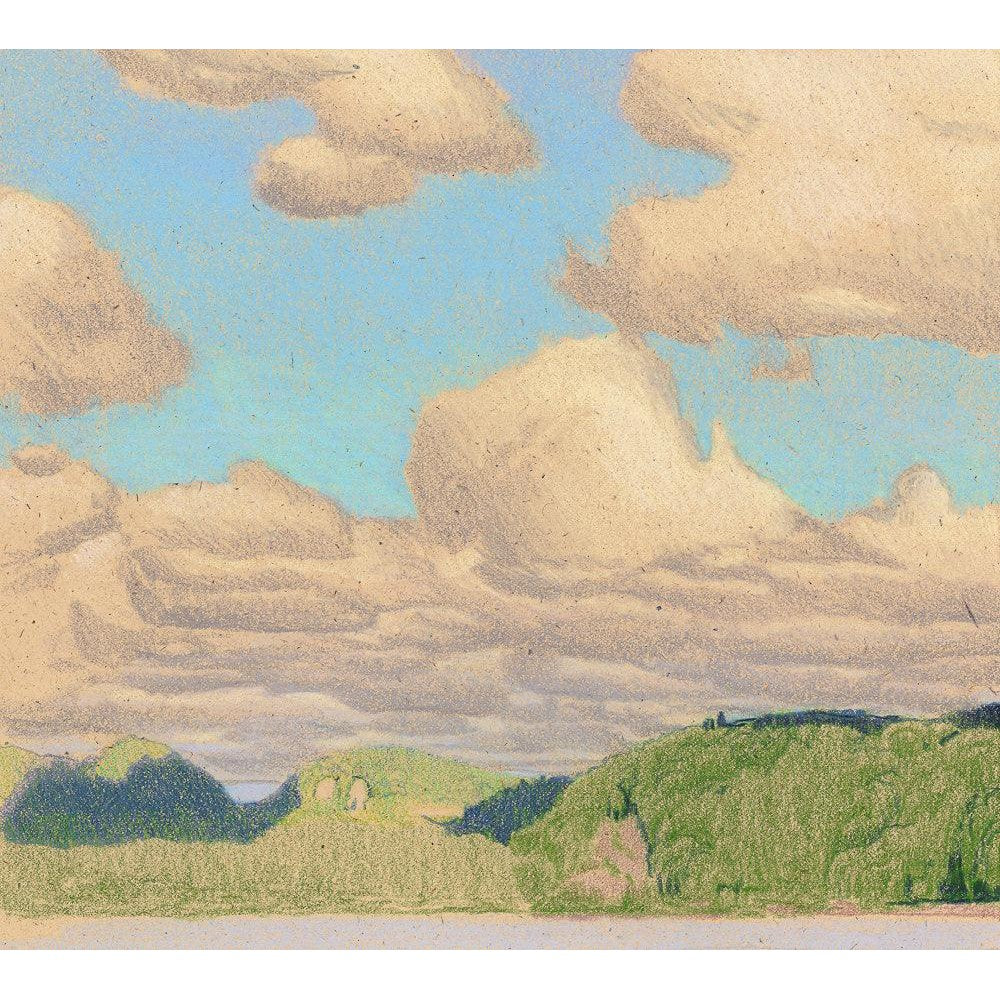Drag Lake Cloud Study - Canvas Print | Artwork by Glen Loates