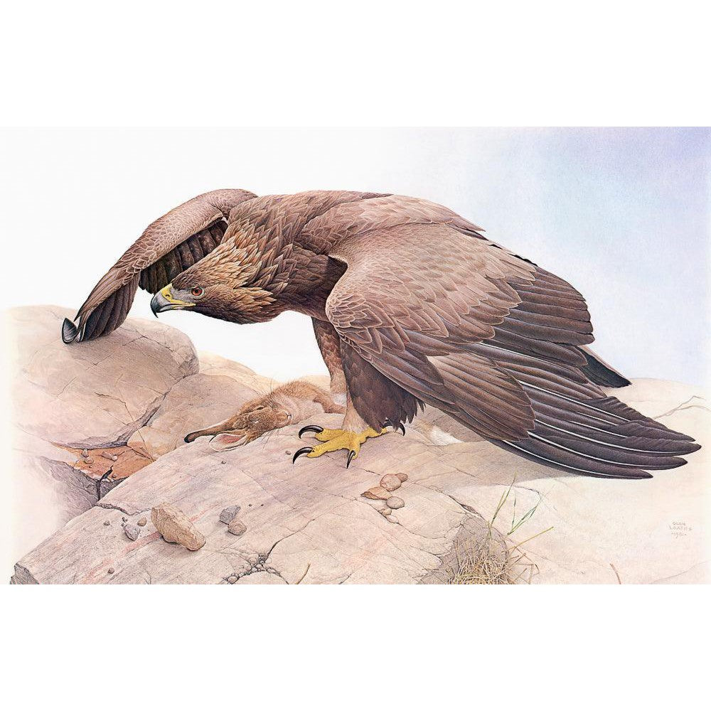 Golden Eagle - Canvas Print | Artwork by Glen Loates