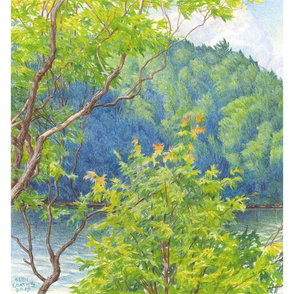 Humid Afternoon At Drag Lake - Canvas Print | Artwork by Glen Loates