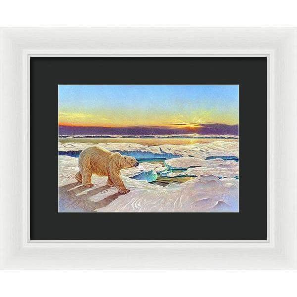 King of the Midnight Sun - Framed Print | Artwork by Glen Loates