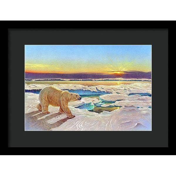 King of the Midnight Sun - Framed Print | Artwork by Glen Loates