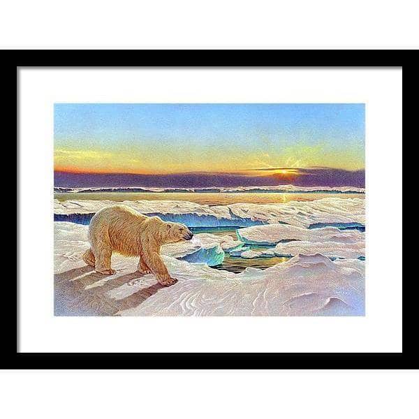 King of the Midnight Sun - Framed Print | Artwork by Glen Loates
