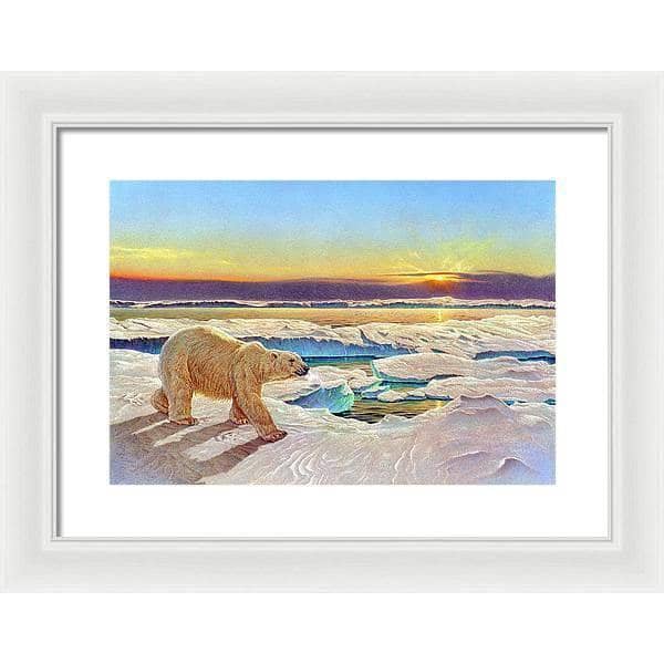 King of the Midnight Sun - Framed Print | Artwork by Glen Loates