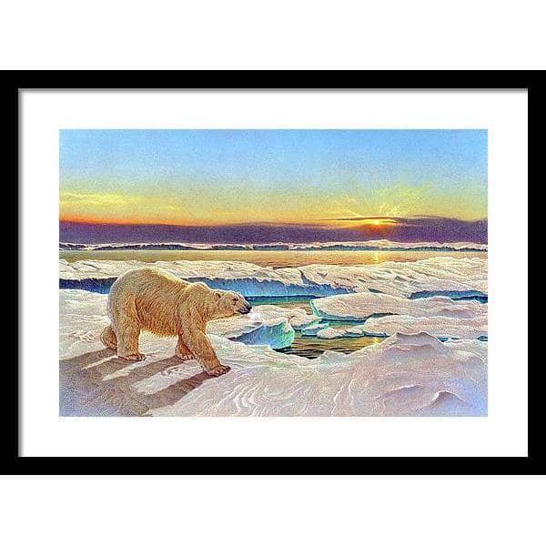 King of the Midnight Sun - Framed Print | Artwork by Glen Loates