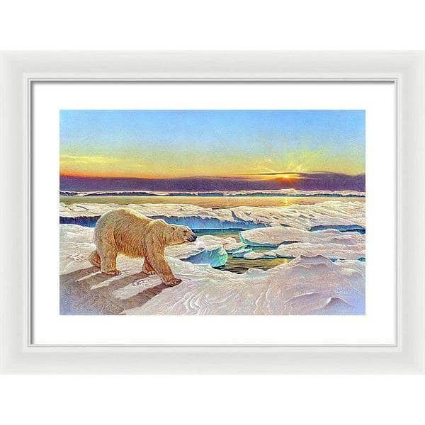 King of the Midnight Sun - Framed Print | Artwork by Glen Loates