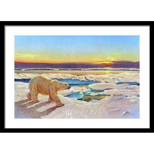 King of the Midnight Sun - Framed Print | Artwork by Glen Loates