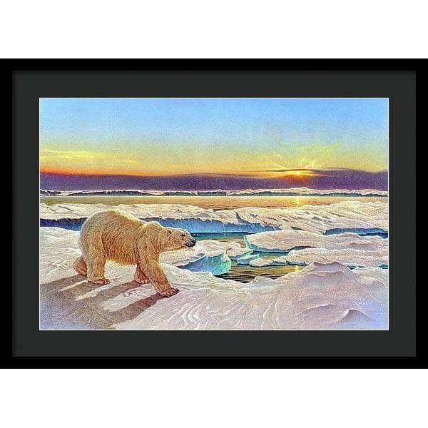 King of the Midnight Sun - Framed Print | Artwork by Glen Loates