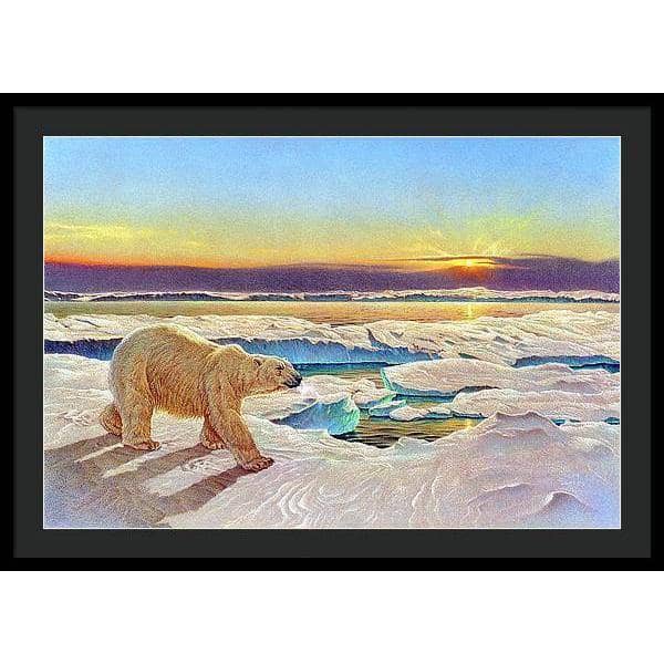 King of the Midnight Sun - Framed Print | Artwork by Glen Loates