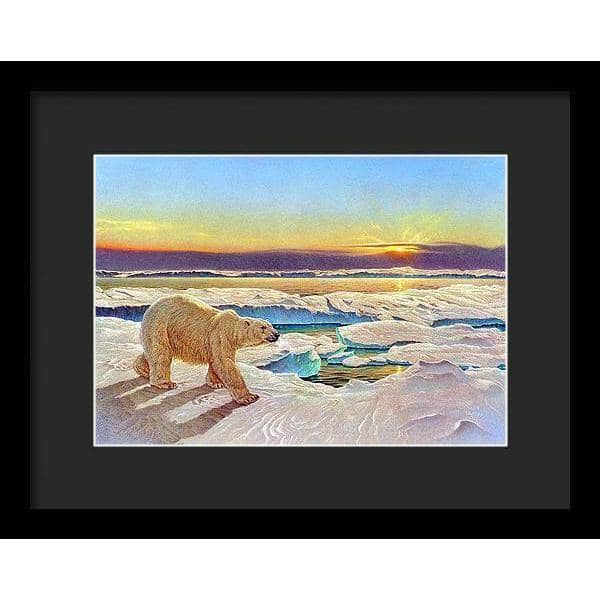 King of the Midnight Sun - Framed Print | Artwork by Glen Loates