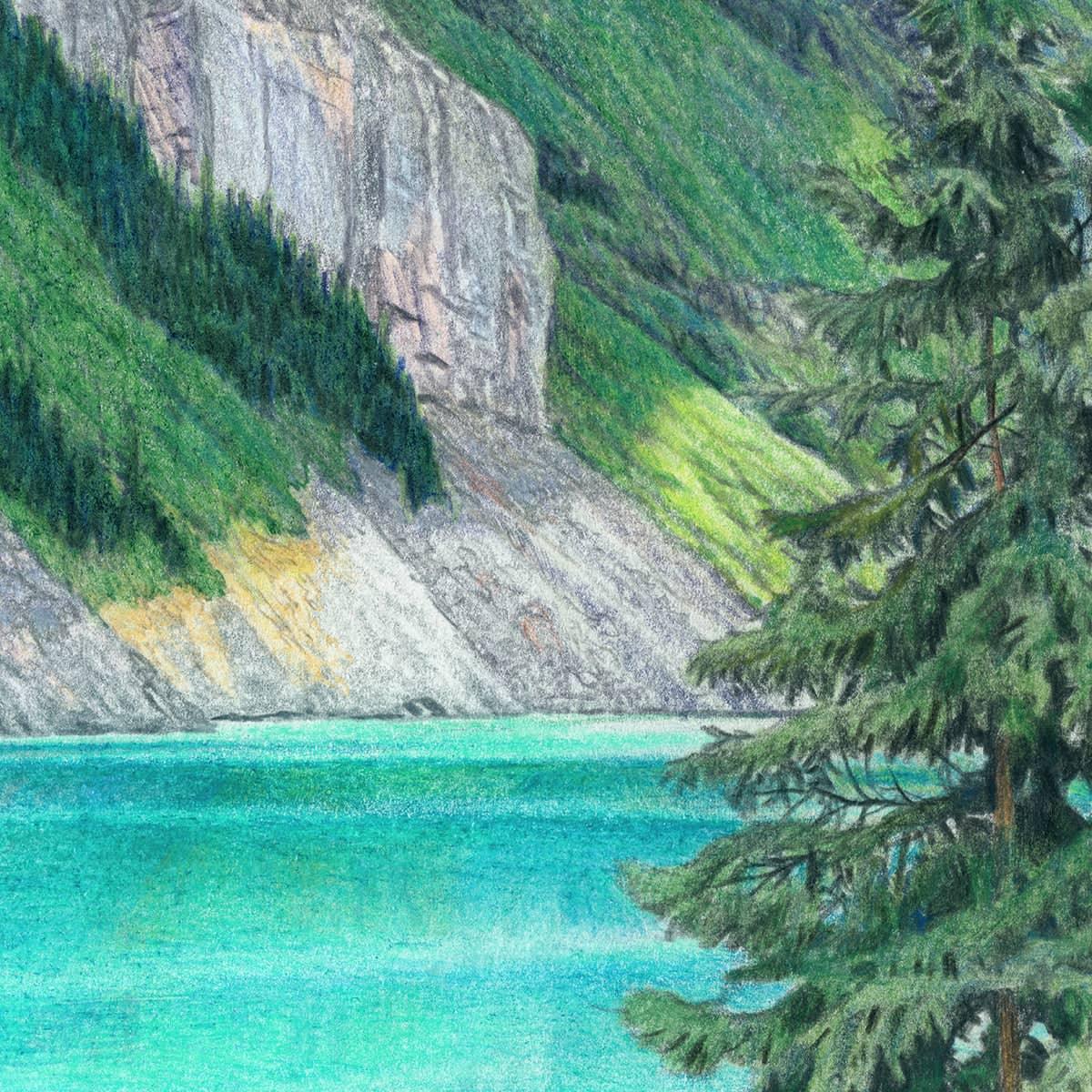 Lake Louise Alberta - Canvas Print | Artwork by Glen Loates