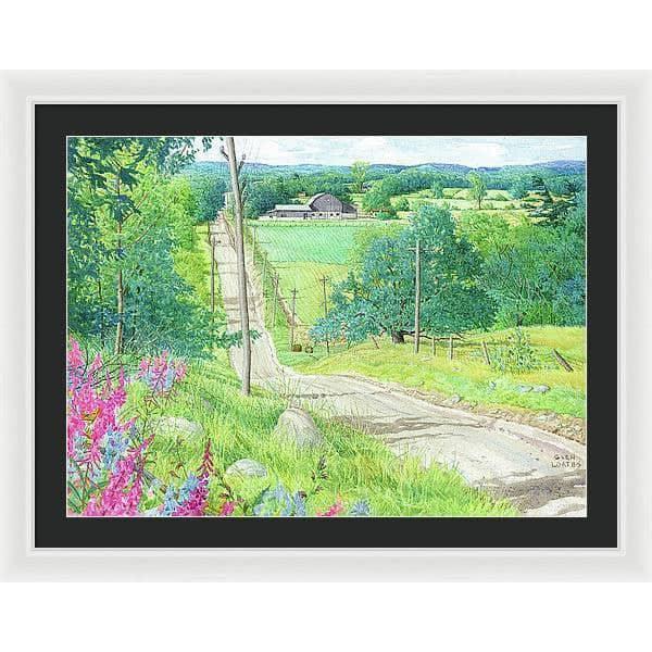 Over the Hills and Far Away - Framed Print | Artwork by Glen Loates