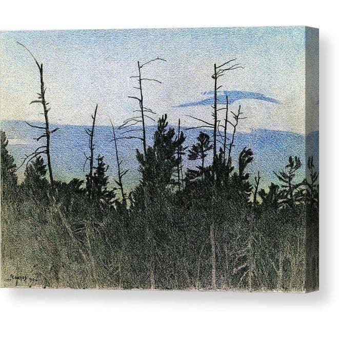Over Twilight - Canvas Print | Artwork by Glen Loates