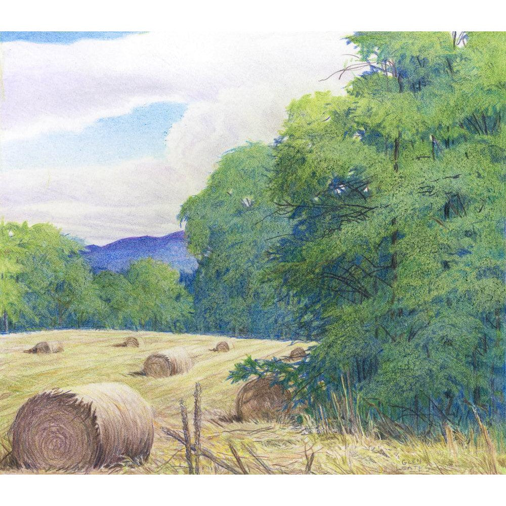 Purple Hills - Canvas Print | Artwork by Glen Loates