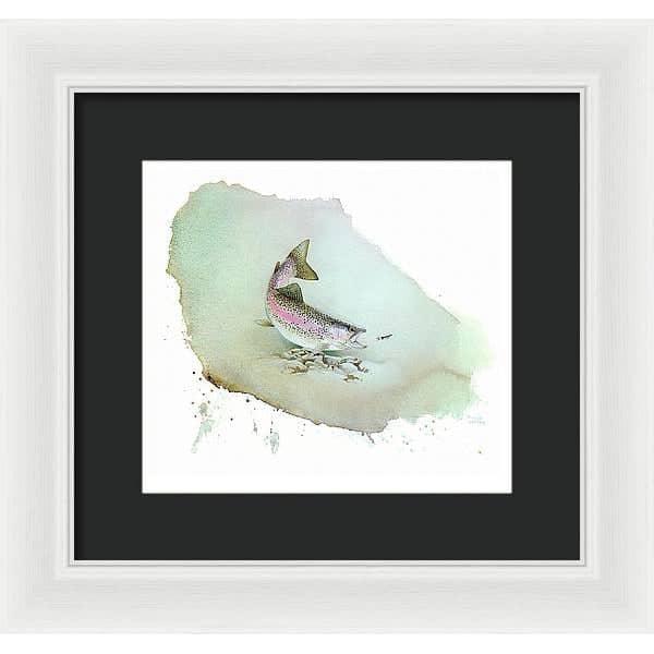 Rainbow Trout - Framed Print | Artwork by Glen Loates