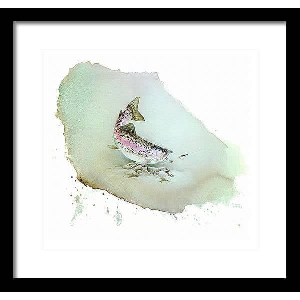 Rainbow Trout - Framed Print | Artwork by Glen Loates