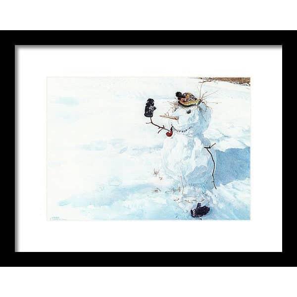 Season's Greetings - Framed Print | Artwork by Glen Loates