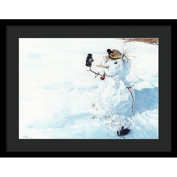 Season's Greetings - Framed Print | Artwork by Glen Loates