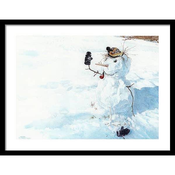 Season's Greetings - Framed Print | Artwork by Glen Loates