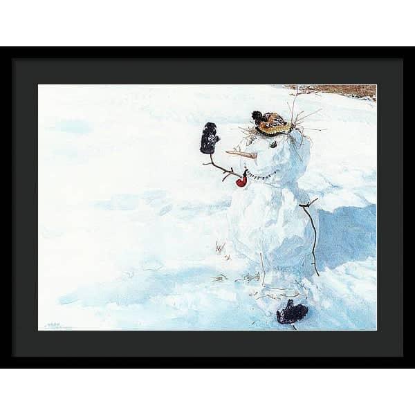 Season's Greetings - Framed Print | Artwork by Glen Loates
