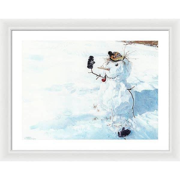 Season's Greetings - Framed Print | Artwork by Glen Loates
