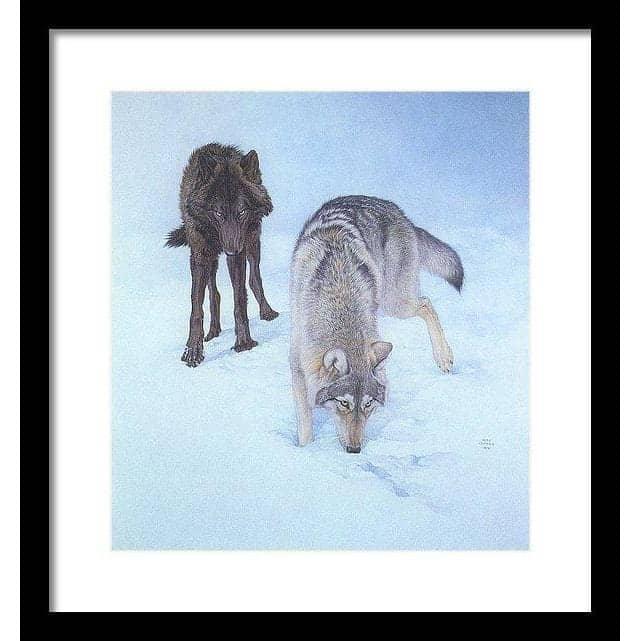 Tracking The Scent - Framed Print | Artwork by Glen Loates
