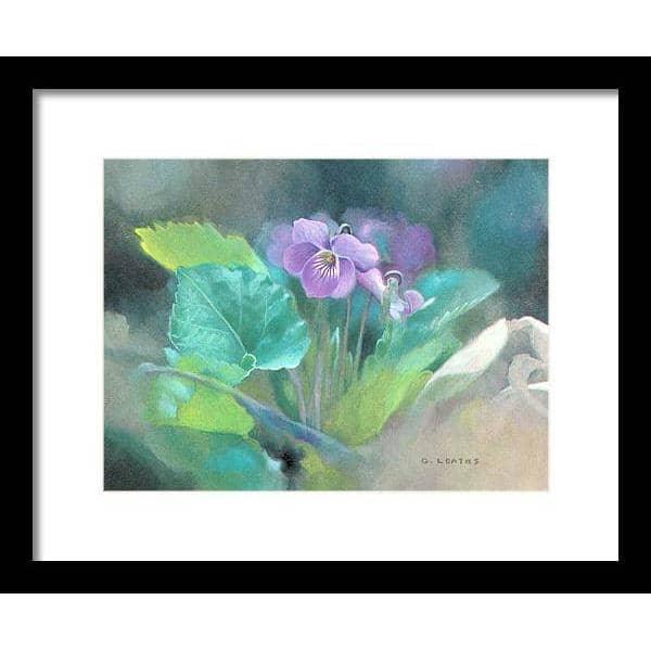 Violet - Framed Print | Artwork by Glen Loates