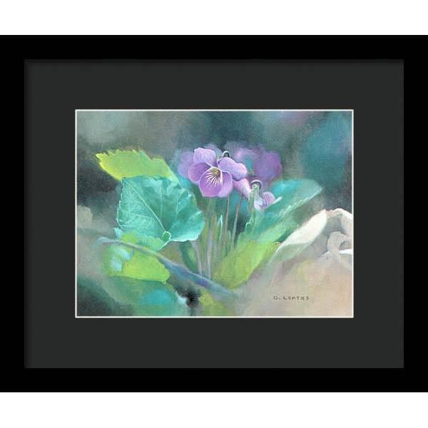 Violet - Framed Print | Artwork by Glen Loates
