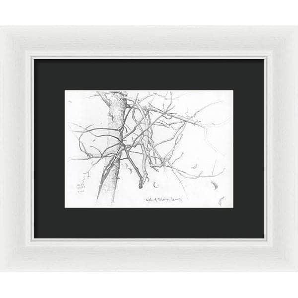 Wind Blown Leaves - Framed Print | Artwork by Glen Loates