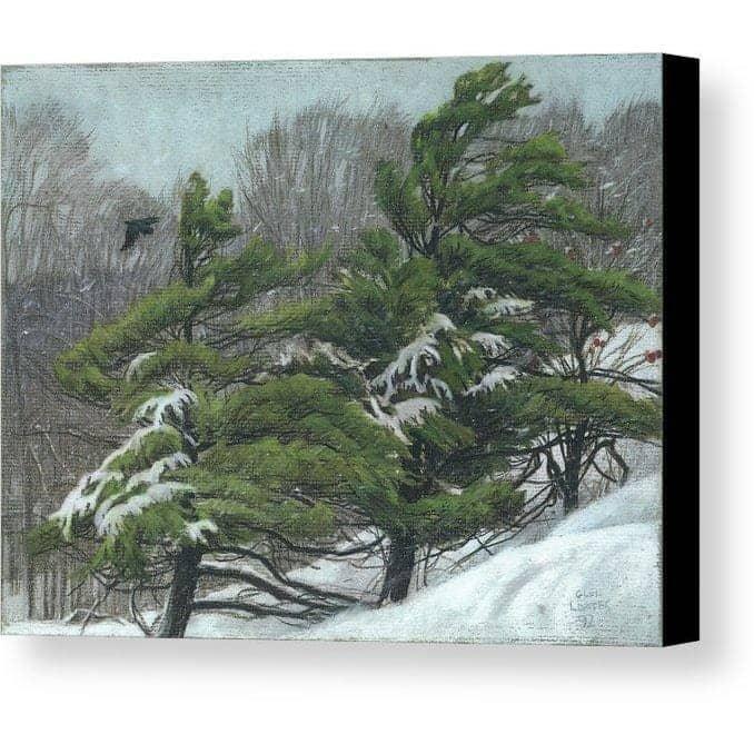 Winter Storm - Canvas Print | Artwork by Glen Loates