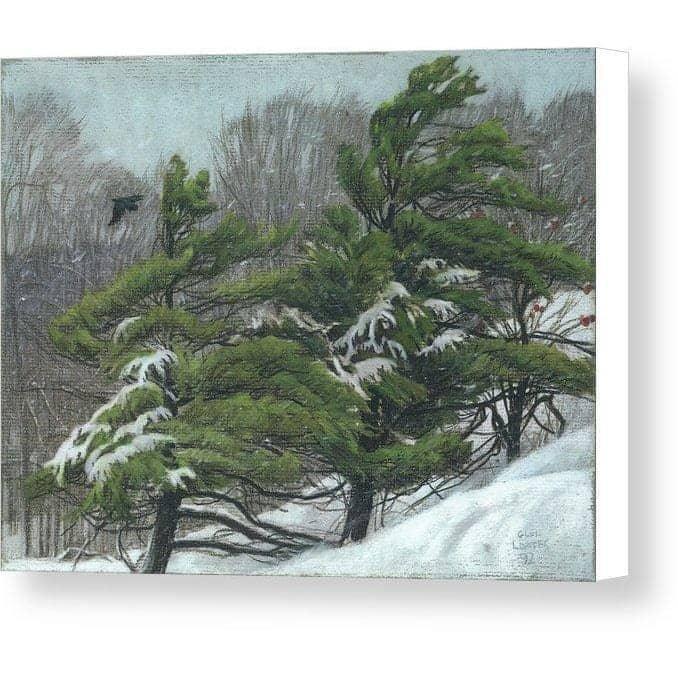 Winter Storm - Canvas Print | Artwork by Glen Loates