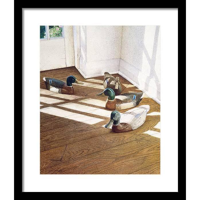 Wooden Pond - Framed Print | Artwork by Glen Loates