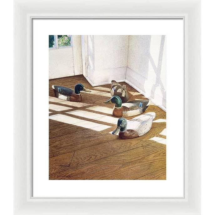 Wooden Pond - Framed Print | Artwork by Glen Loates