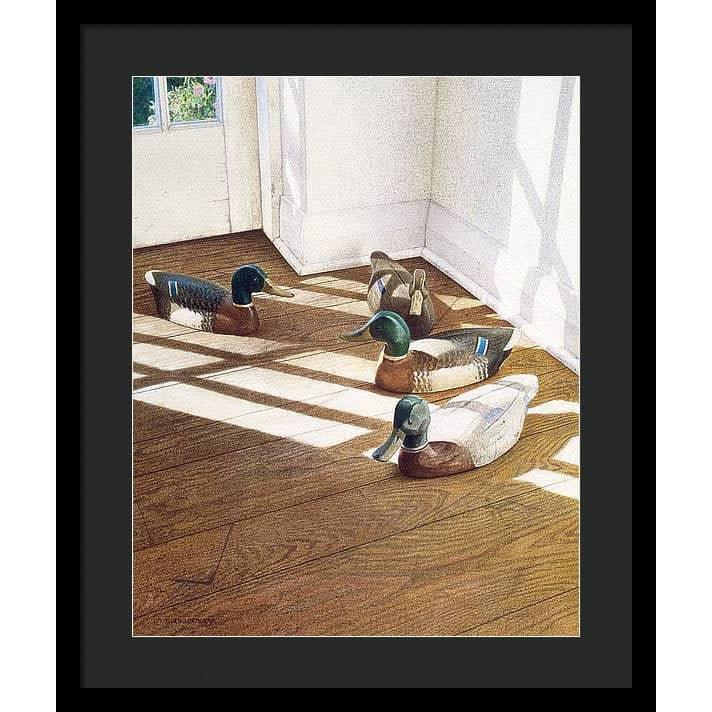 Wooden Pond - Framed Print | Artwork by Glen Loates
