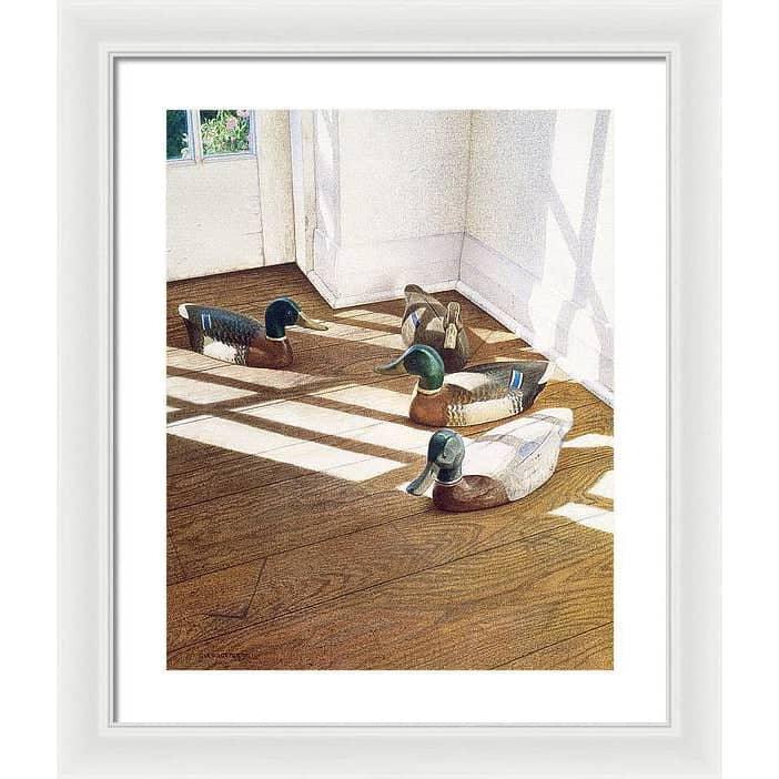Wooden Pond - Framed Print | Artwork by Glen Loates