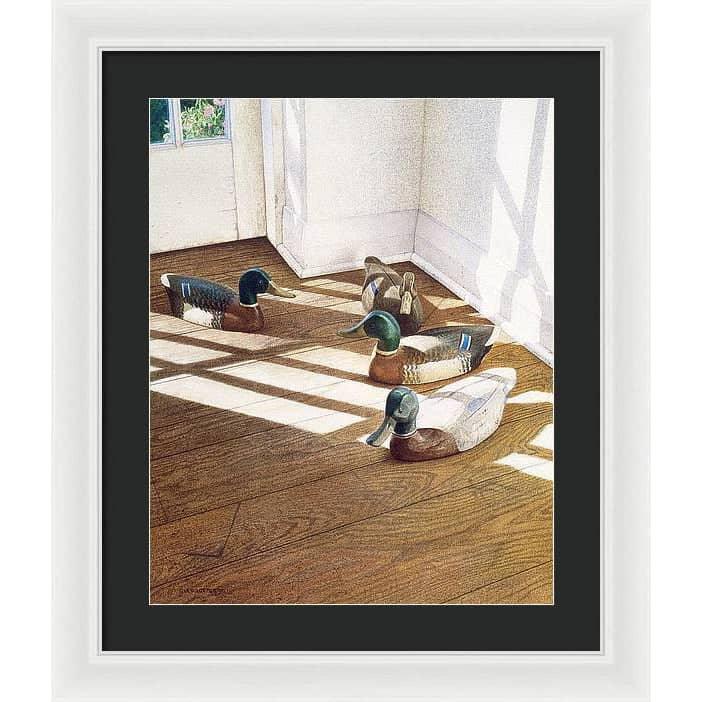 Wooden Pond - Framed Print | Artwork by Glen Loates