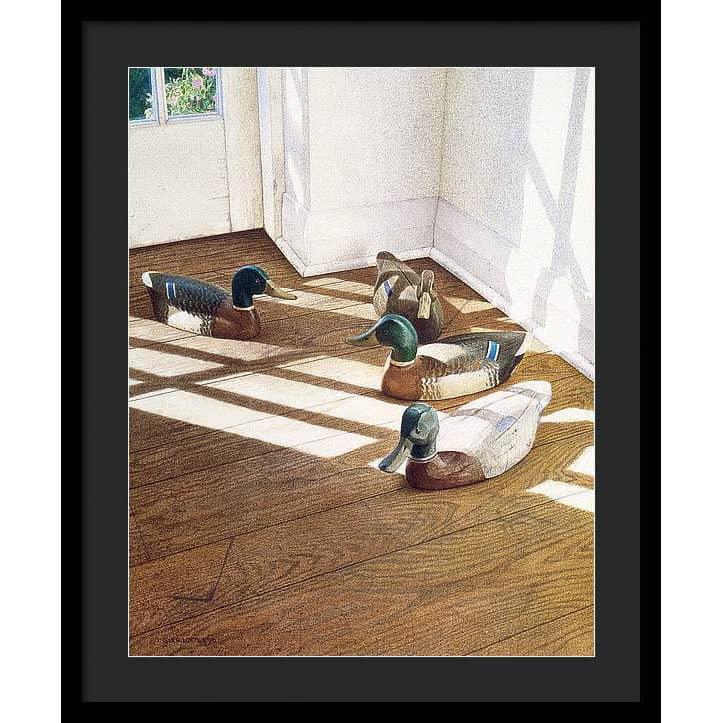 Wooden Pond - Framed Print | Artwork by Glen Loates
