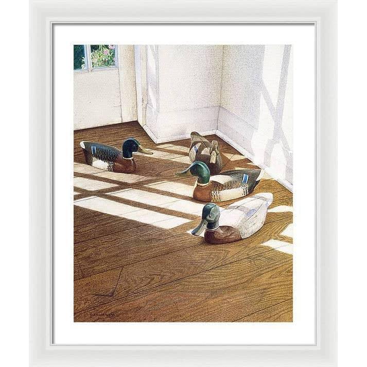 Wooden Pond - Framed Print | Artwork by Glen Loates
