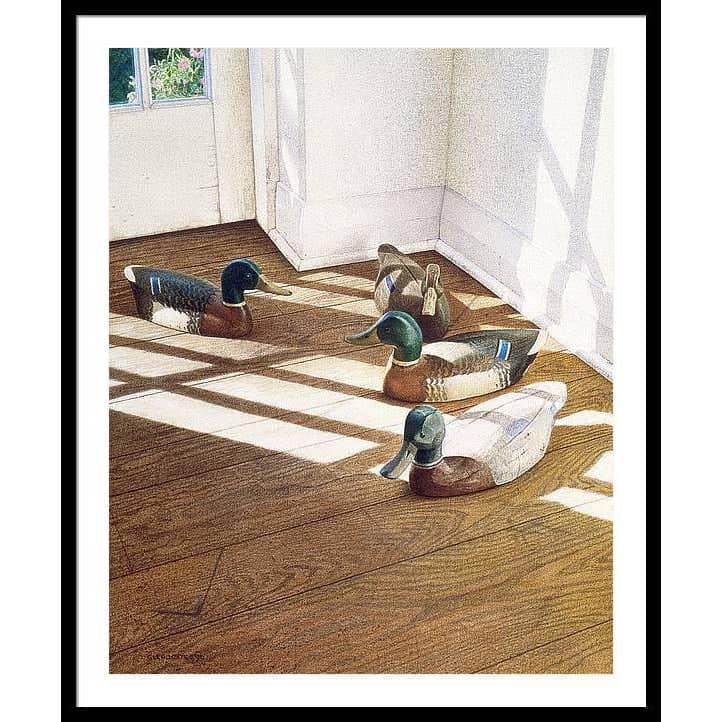 Wooden Pond - Framed Print | Artwork by Glen Loates