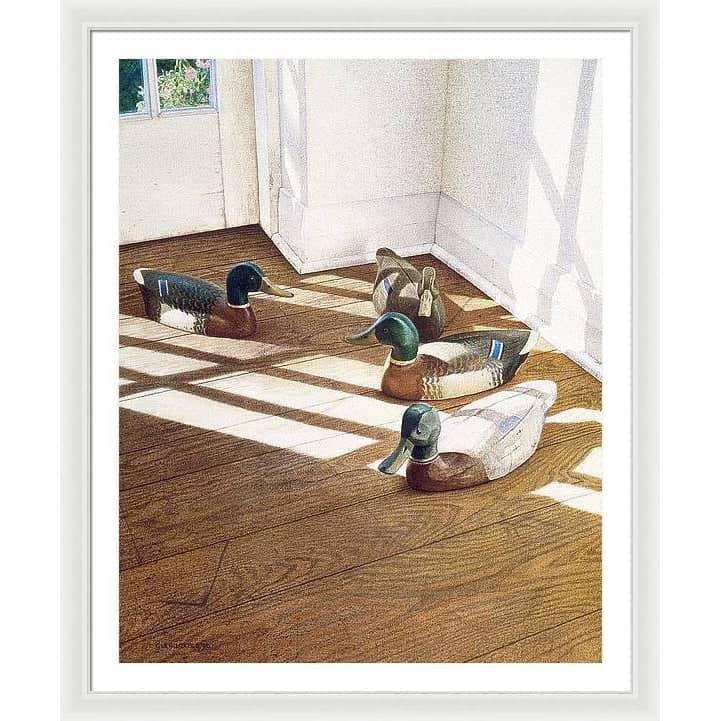 Wooden Pond - Framed Print | Artwork by Glen Loates