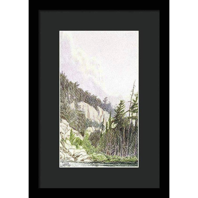 After the Storm in Temagami - 7&quot;x 12&quot; Framed Print | Artwork by Glen Loates