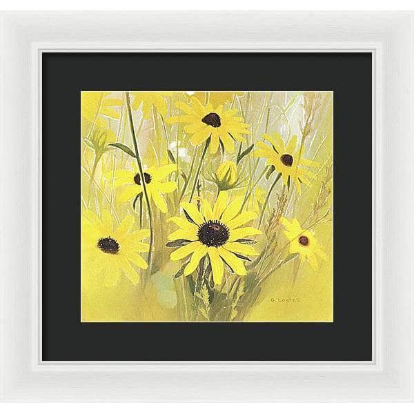 Black Eyed Susan - Framed Print | Artwork by Glen Loates
