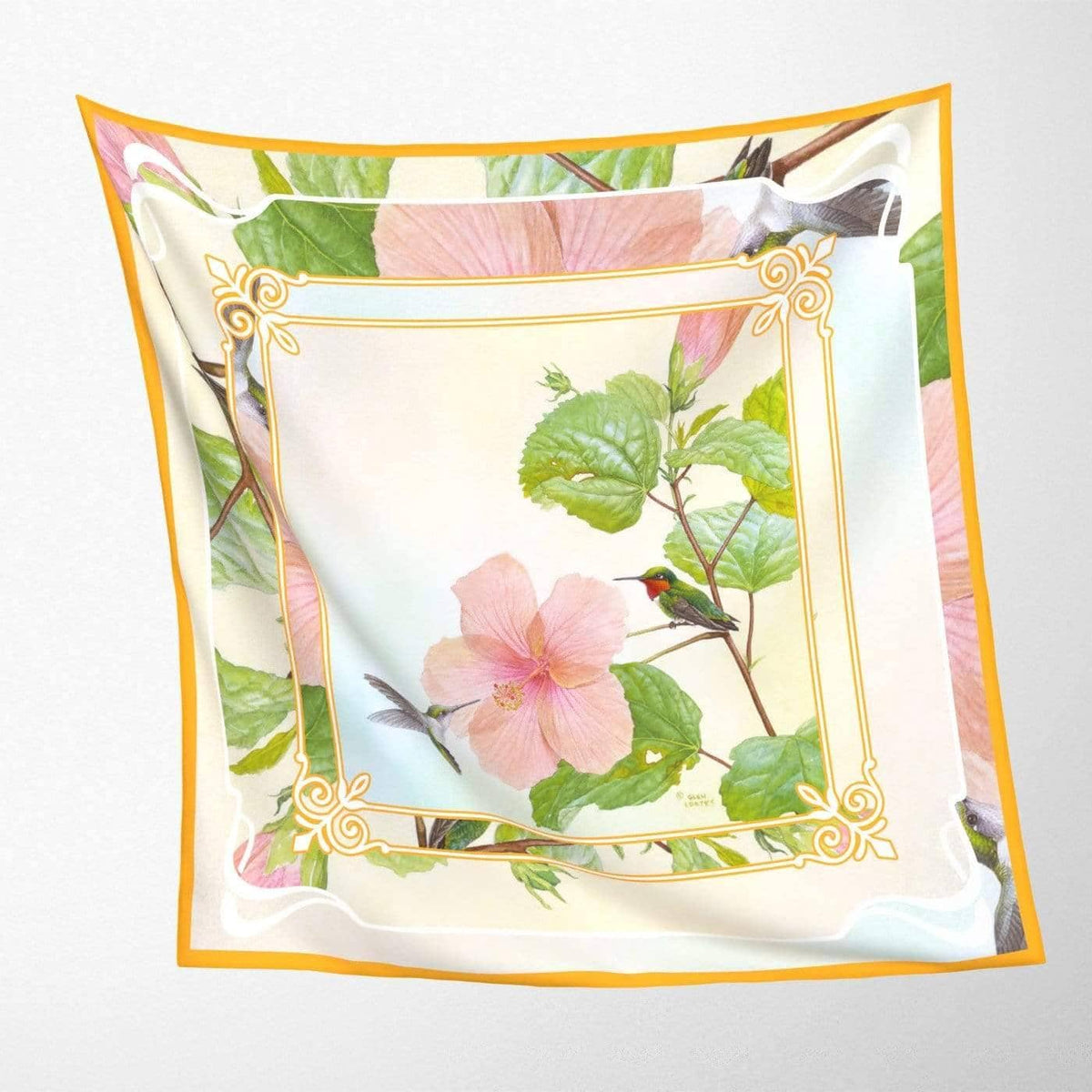 Blaise - Silk Square Scarf | Artwork by Glen Loates